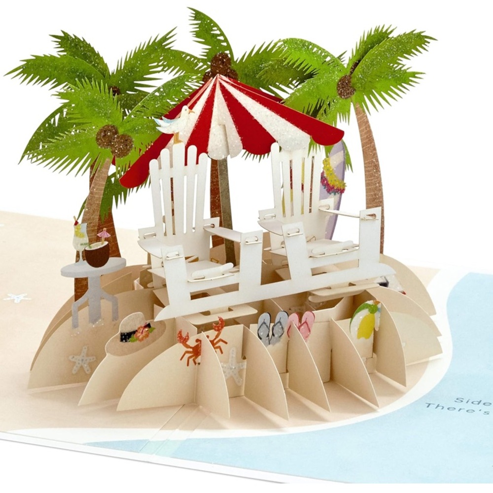 Hallmark Signature Paper Wonder Anniversary Card | Pop Up | Beach